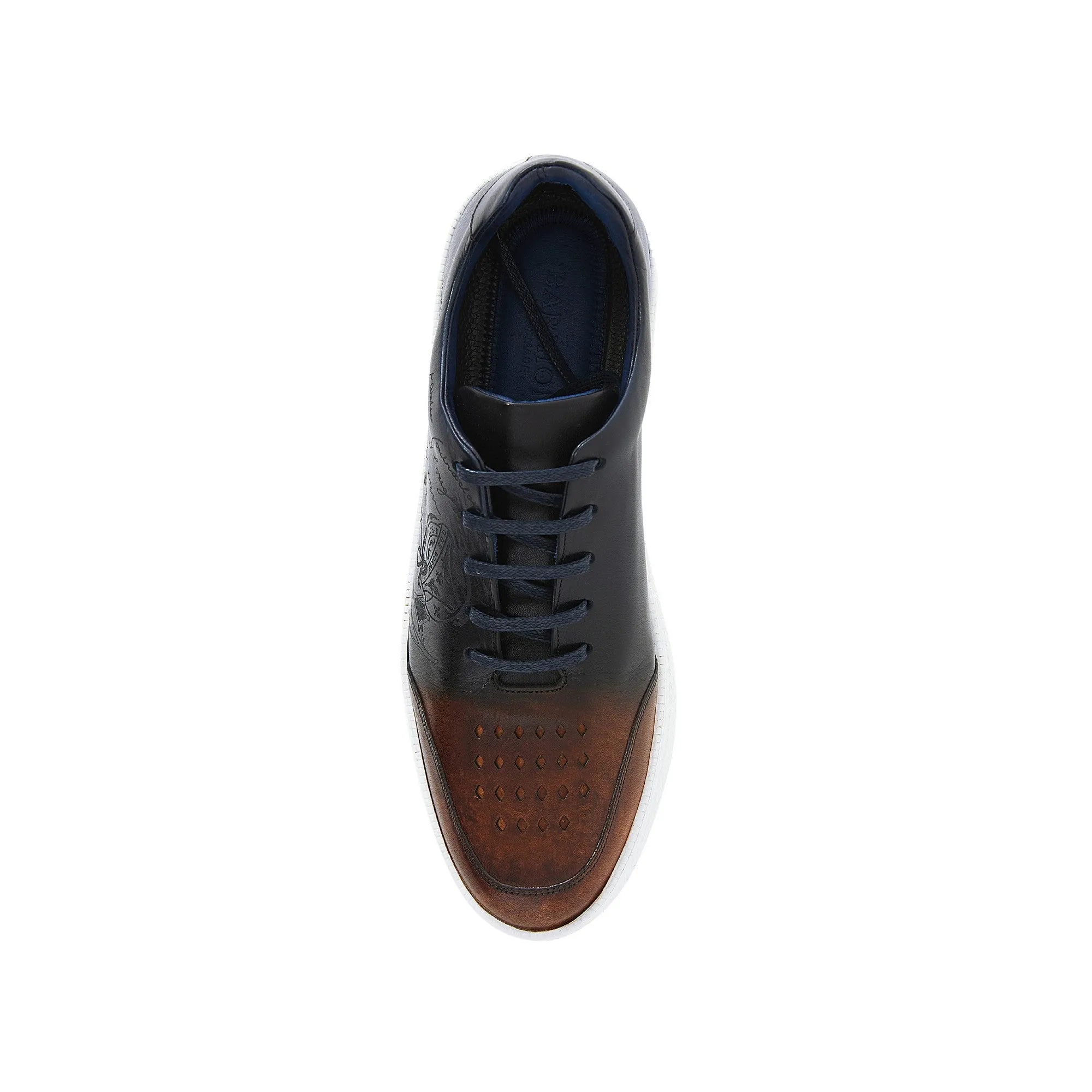 Men's Calf Leather Handmade Sport Shoes M8024
