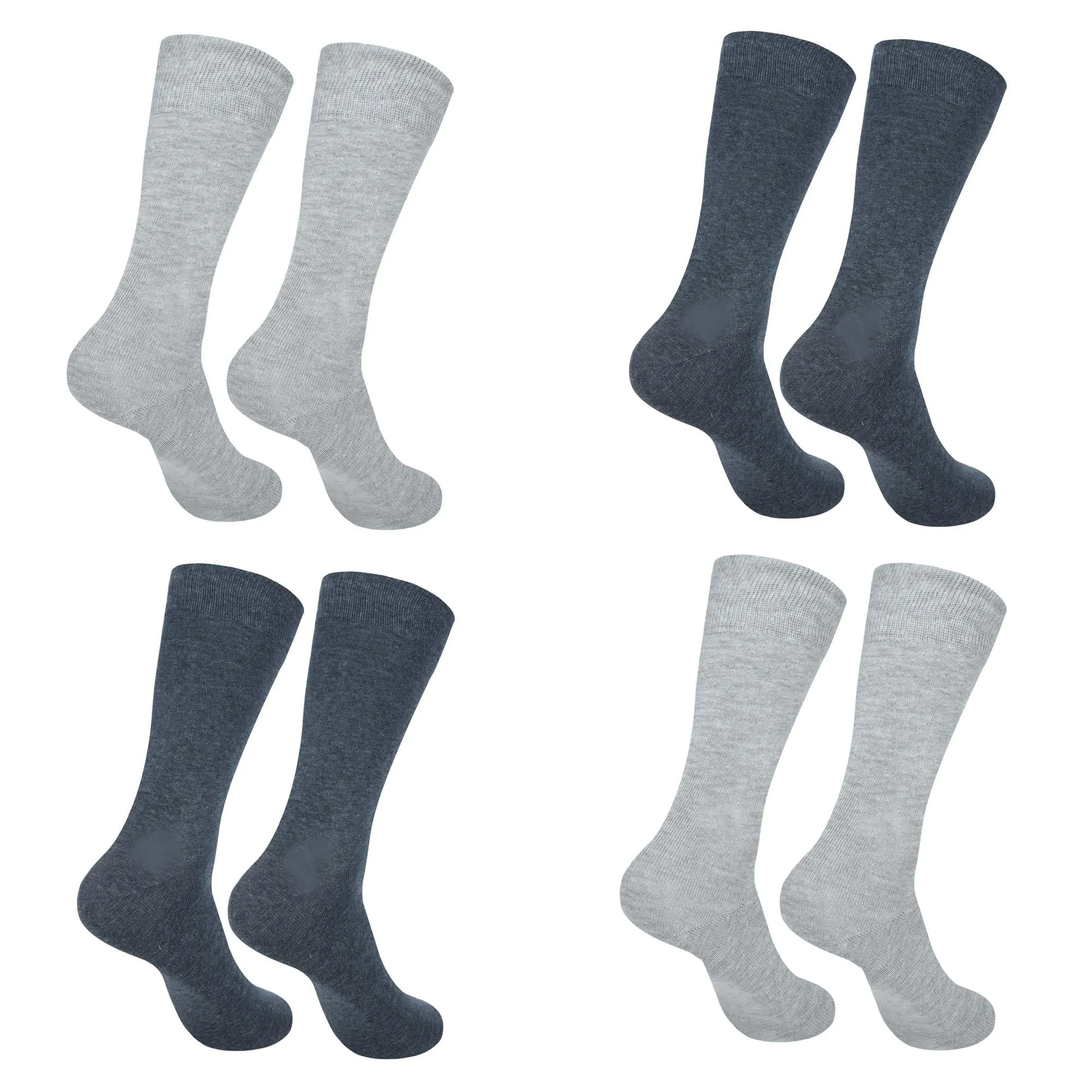 Mens Dress Socks|Trouser Socks Stretchy Professional and Casual Wear Socks|Everyday Comfort Socks|Pack of 4