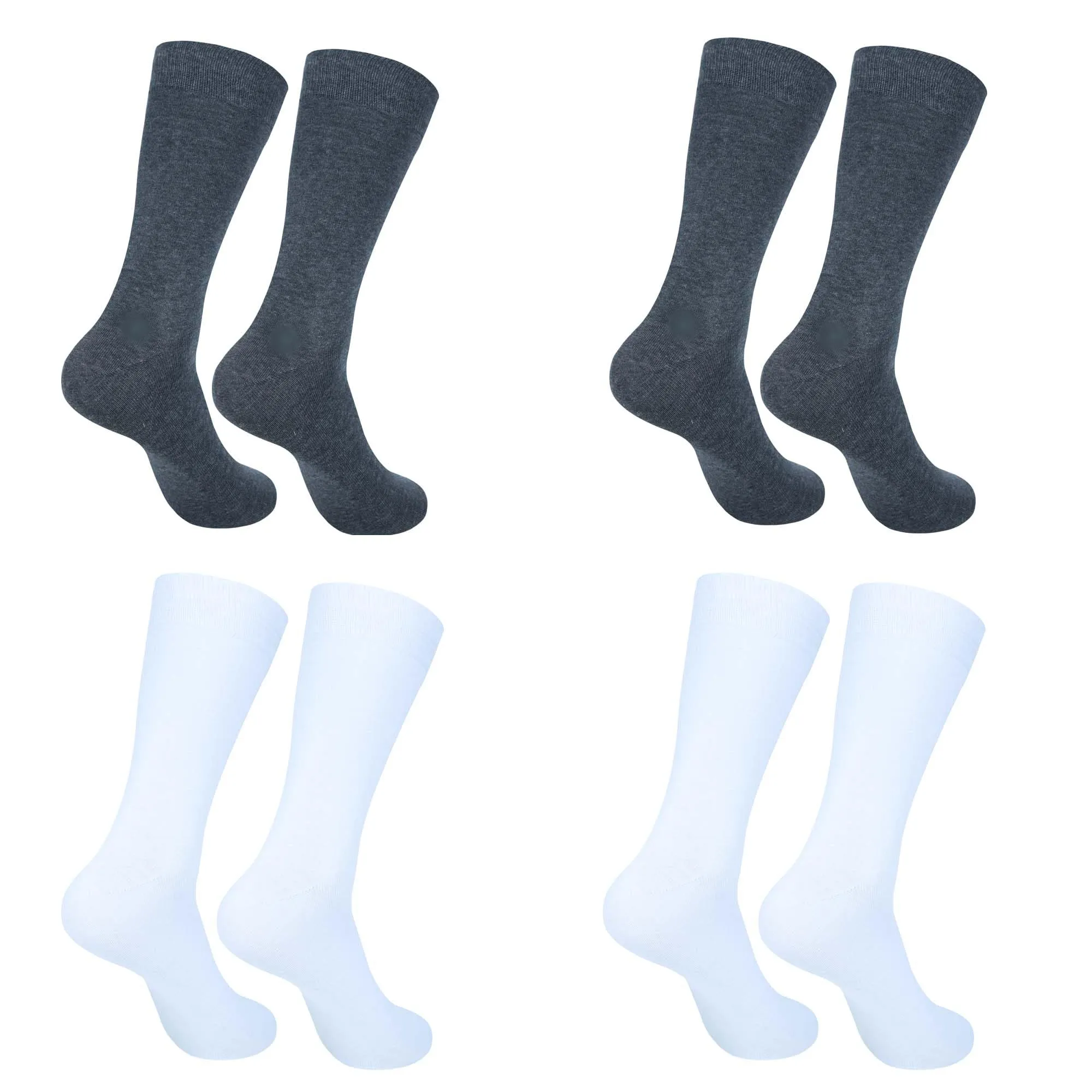 Mens Dress Socks|Trouser Socks Stretchy Professional and Casual Wear Socks|Everyday Comfort Socks|Pack of 4