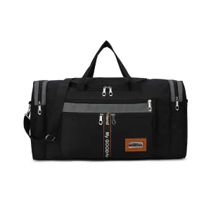 Mens Sports Travel Duffel Bag Large Capacity Gym Bags Luggage Bag Black