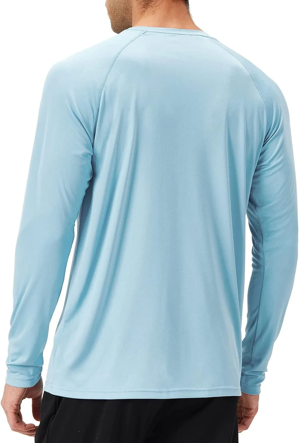 Men's UPF 50  Sun Protection Long Sleeve Rash Guard Shirts - Lightweight, Quick-Dry Swim Shirts for UV Defense
