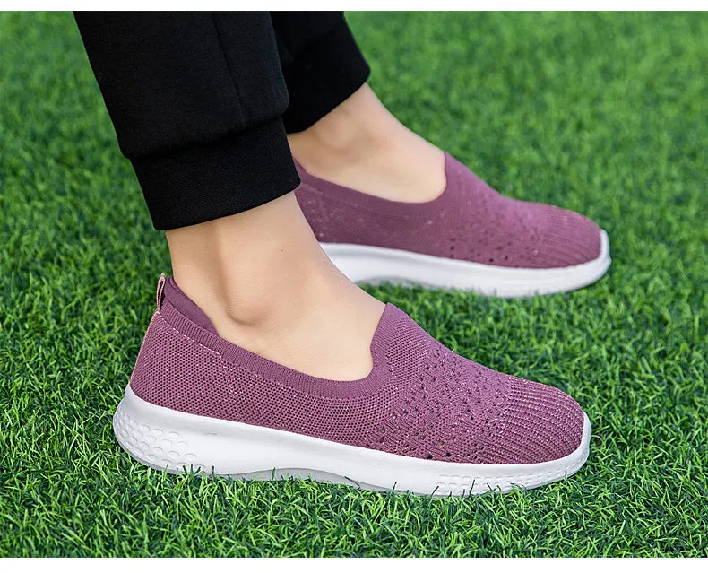 Nanccy Hollow Out Breathable Soft Sole Casual Shoes