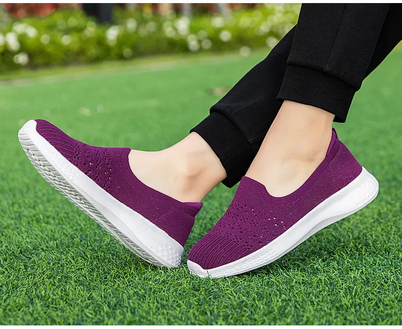 Nanccy Hollow Out Breathable Soft Sole Casual Shoes