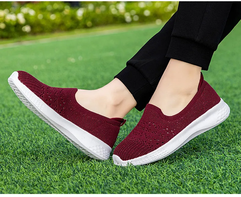 Nanccy Hollow Out Breathable Soft Sole Casual Shoes