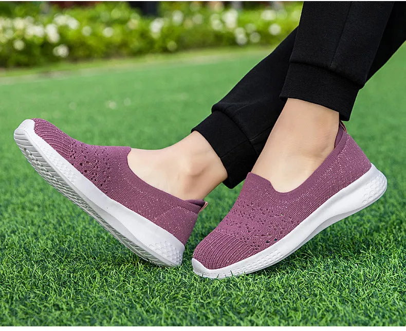 Nanccy Hollow Out Breathable Soft Sole Casual Shoes