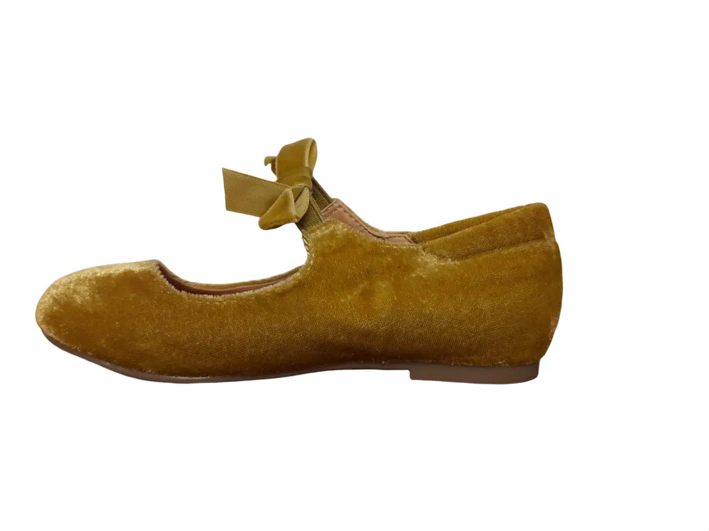 Next Velvet Green Party Younger Girls Shoes