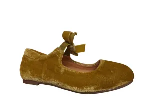 Next Velvet Green Party Younger Girls Shoes