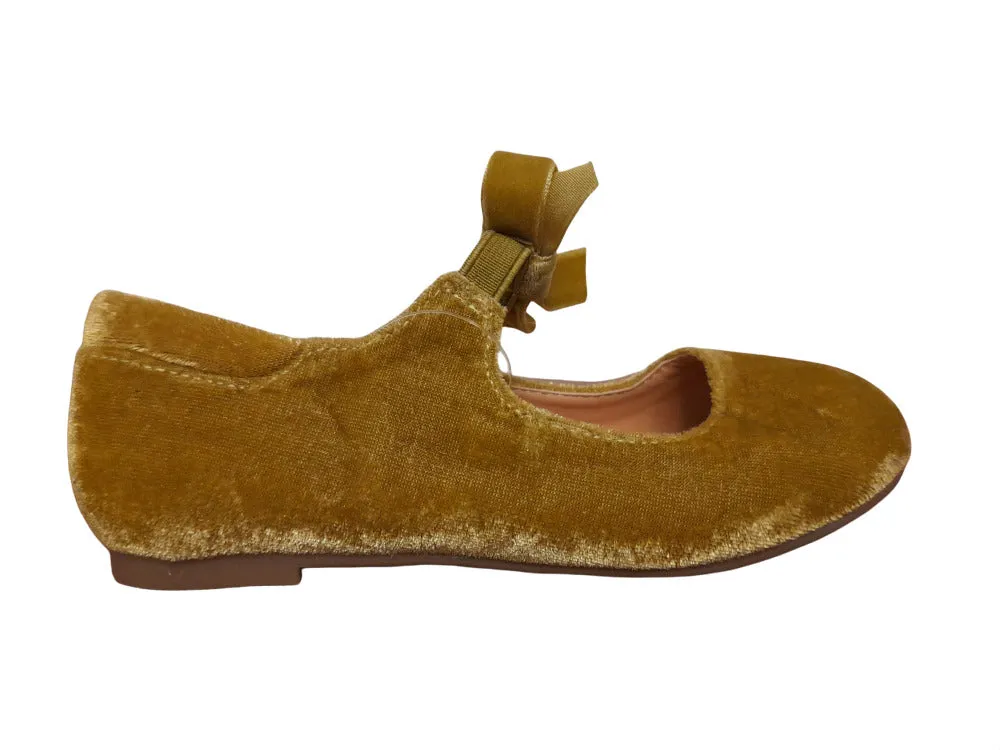 Next Velvet Green Party Younger Girls Shoes