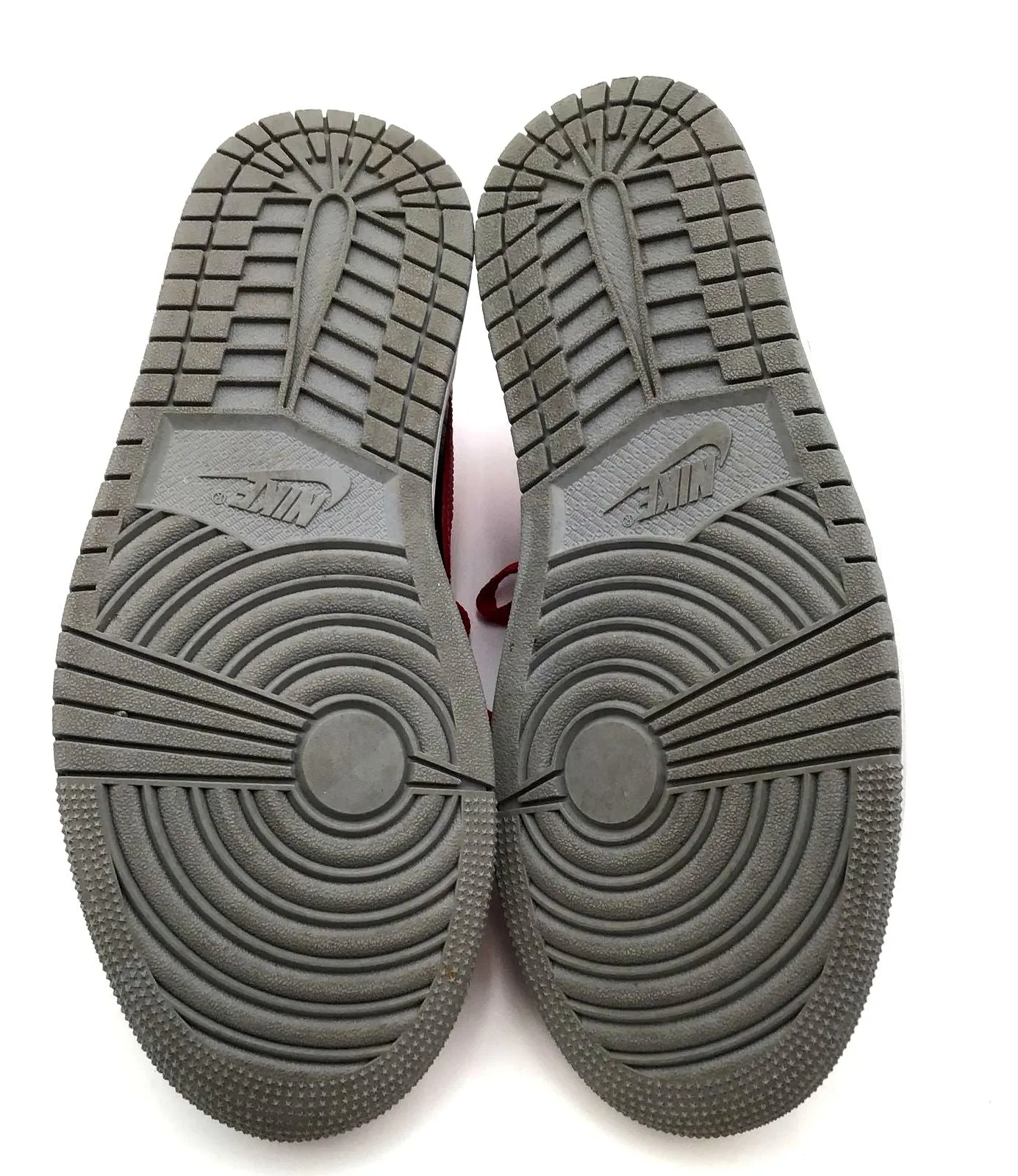 Nike Air Jordan 1 Women's 'Split-Gym Red Cement Grey' Sneakers-Size: 9 ( COA)