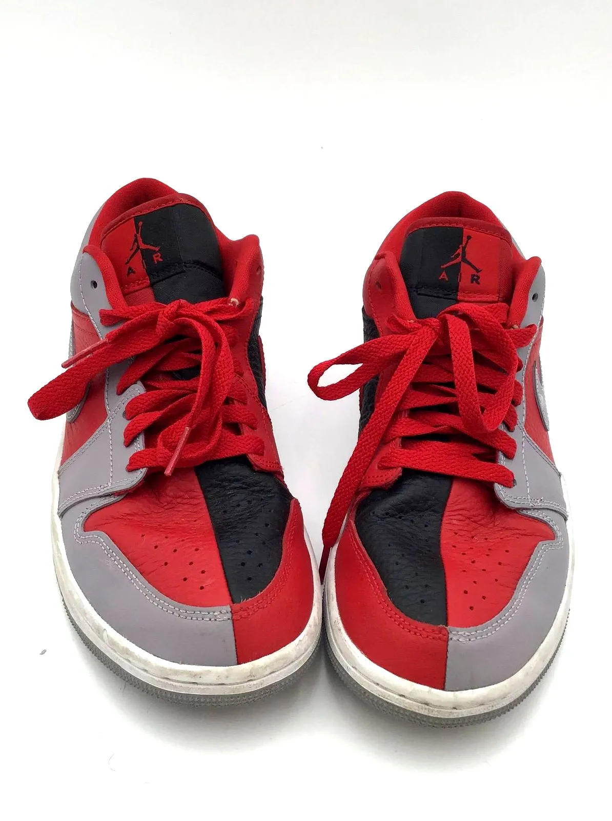 Nike Air Jordan 1 Women's 'Split-Gym Red Cement Grey' Sneakers-Size: 9 ( COA)