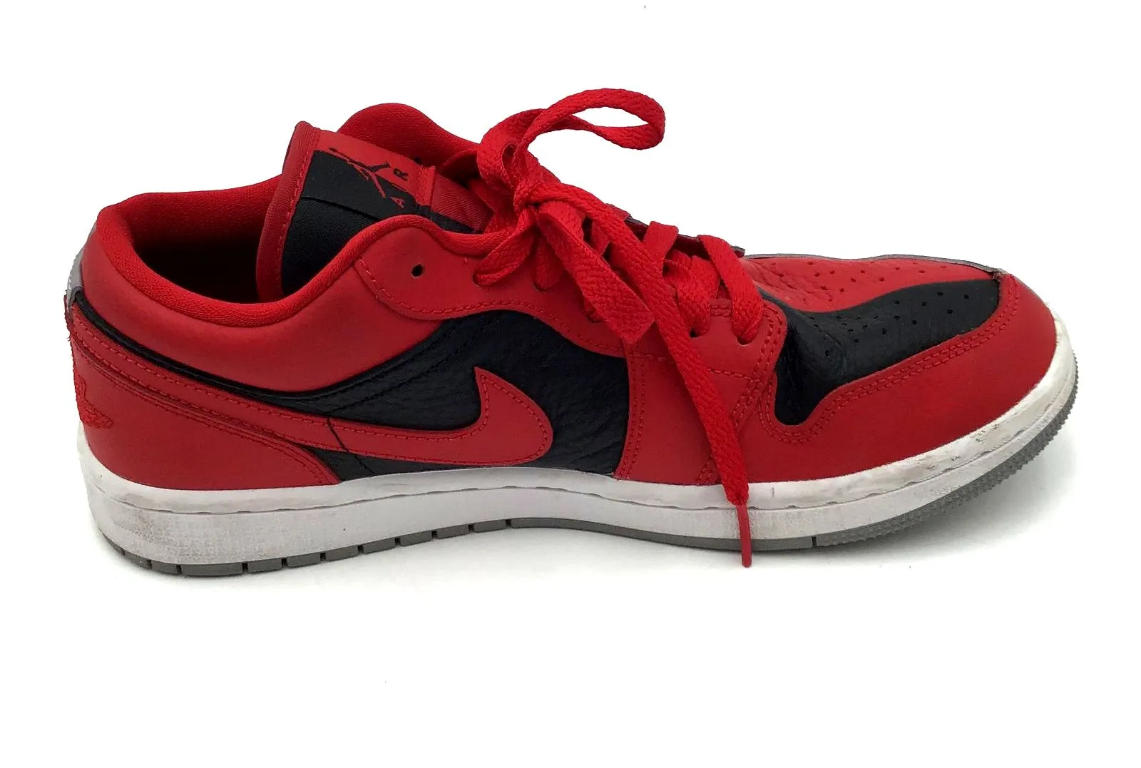 Nike Air Jordan 1 Women's 'Split-Gym Red Cement Grey' Sneakers-Size: 9 ( COA)