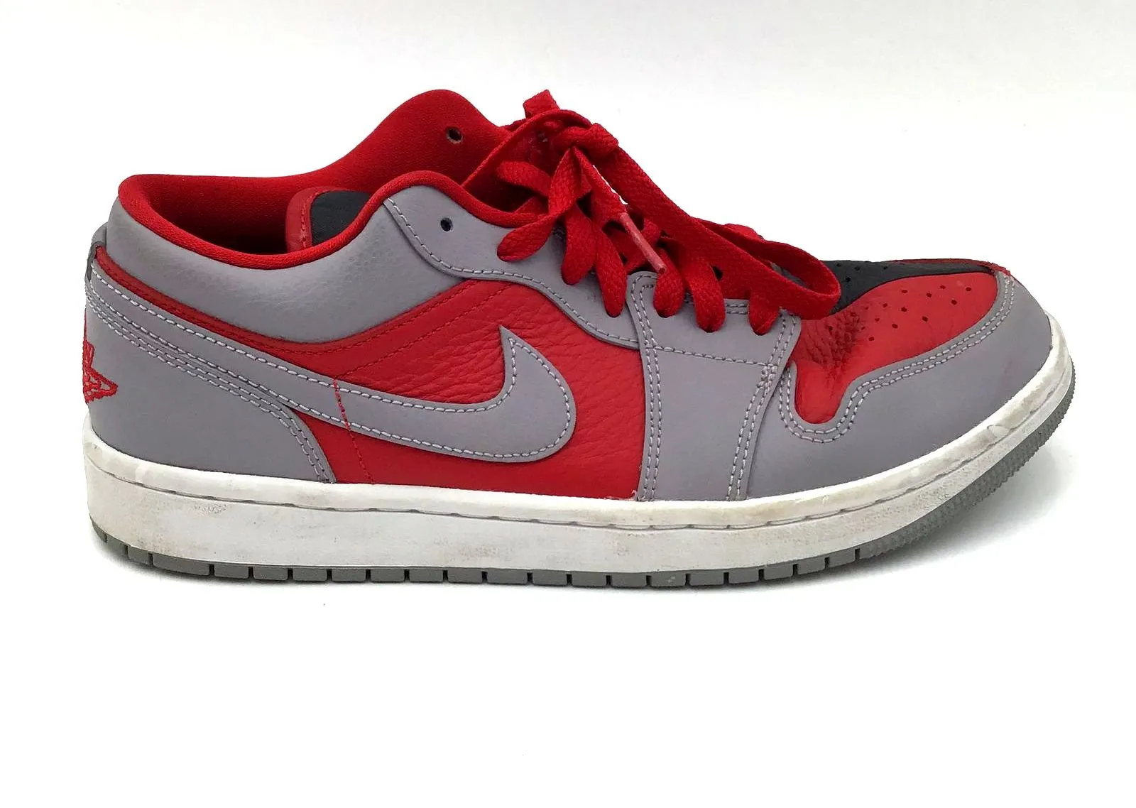 Nike Air Jordan 1 Women's 'Split-Gym Red Cement Grey' Sneakers-Size: 9 ( COA)