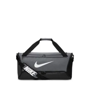NIKE Brasilia 9.5 Holdall Duffle Bag - Iron Grey/Black/White