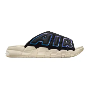 Nike Men's Air More Uptempo Slides - Black / Sanddrift / Clear / Multi-Color