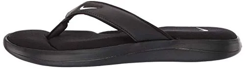 Nike Ultra Comfort 3 Womens Thong Sandal Ar4498-003 Size 10 Black/White