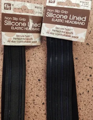 Non Slip Grip Silicone Lined Elastic Headband by Beauty Town
