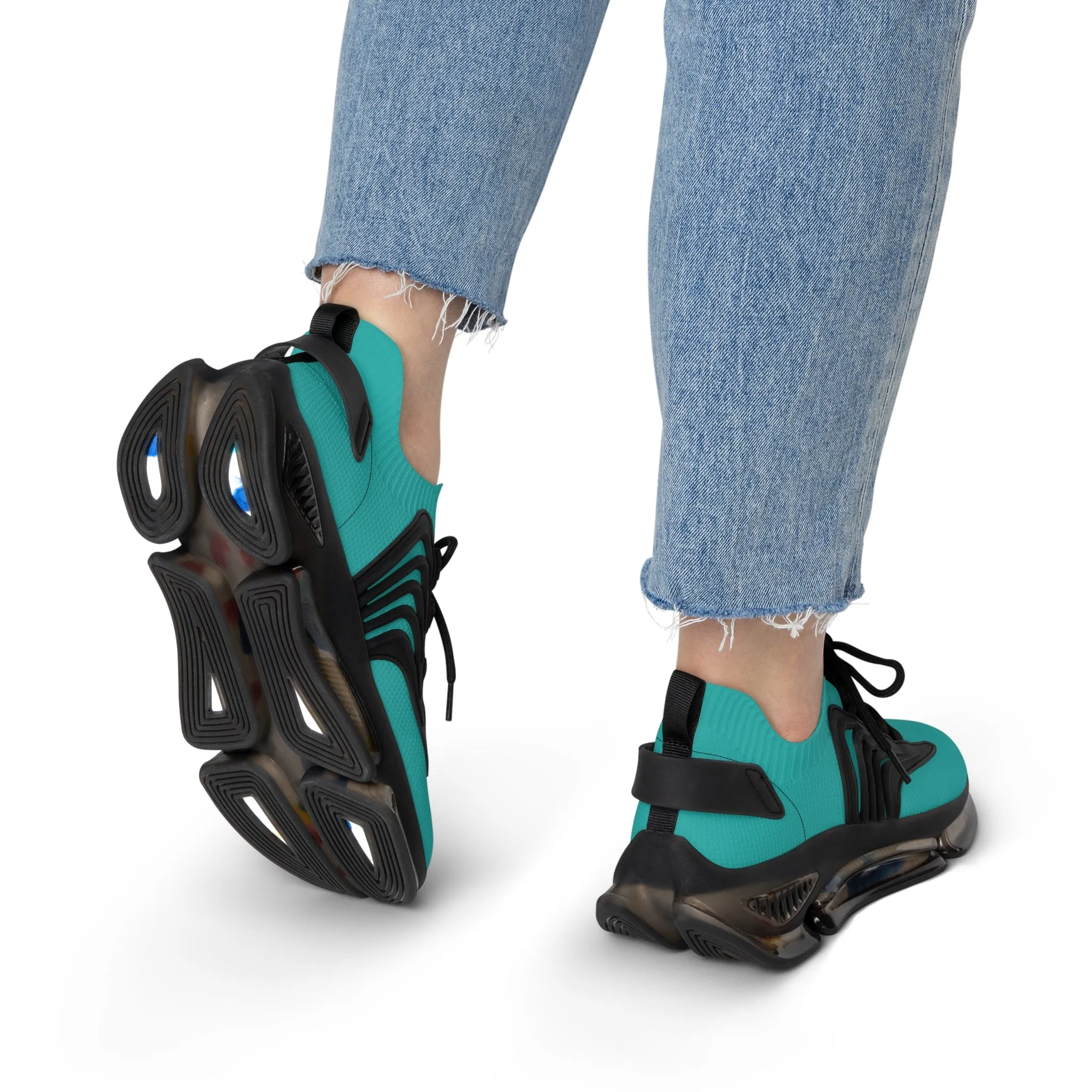 Ocean Blue Women's Mesh Sneakers