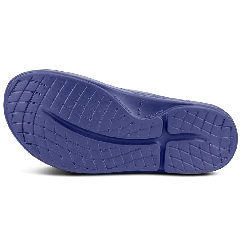 Oofos Ooahh Navy White Sport