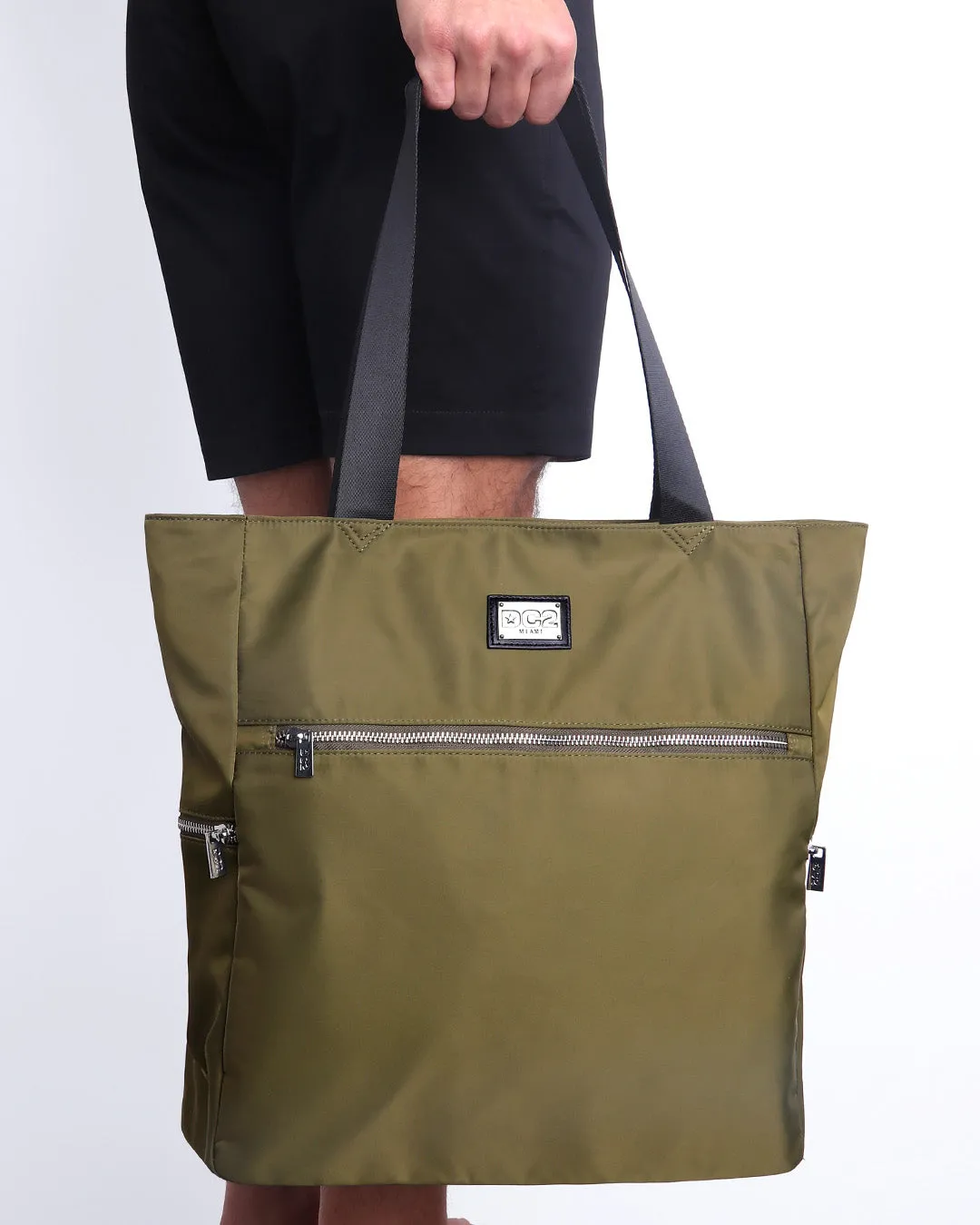 PALM GREEN - Poolside Tote Bag Foldable/Portable | DC2