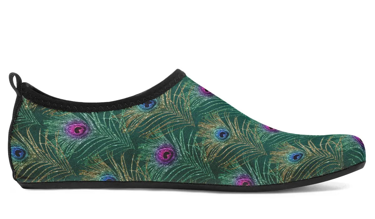 Peacock Feathers Water Shoes