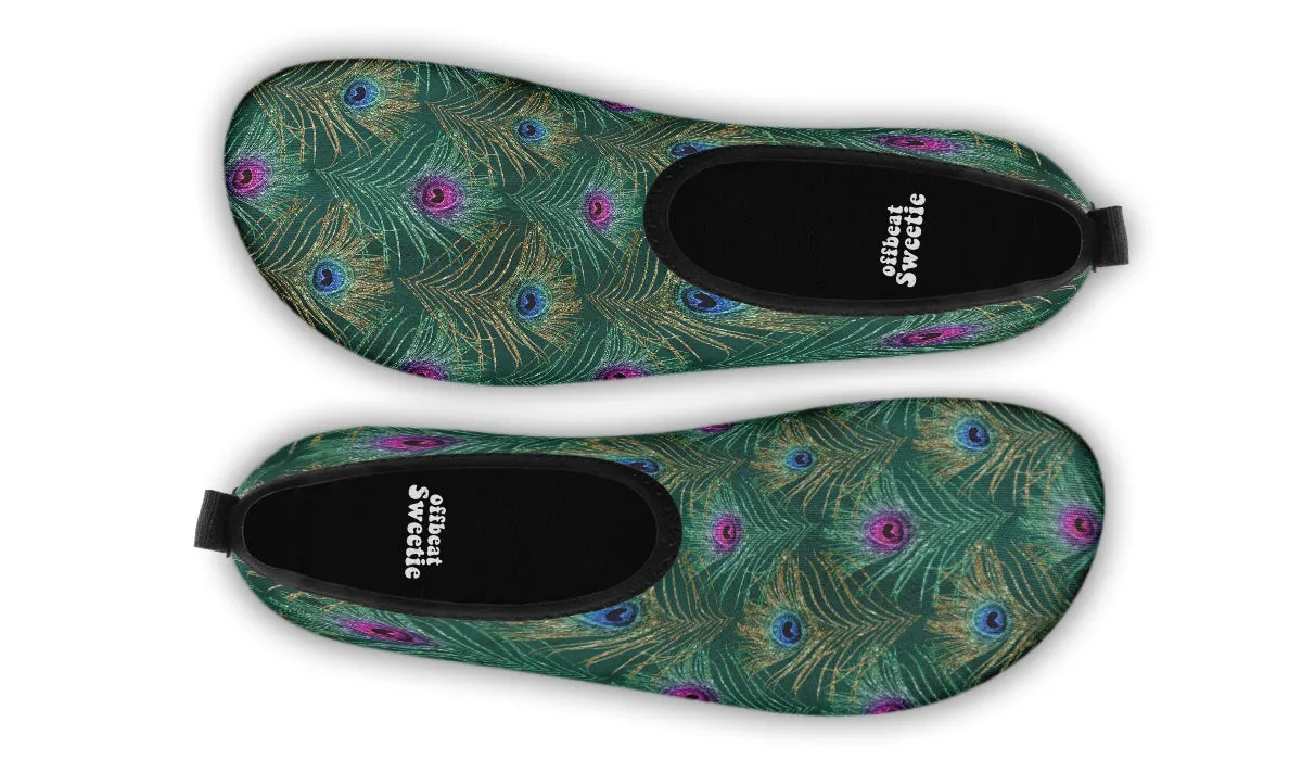 Peacock Feathers Water Shoes