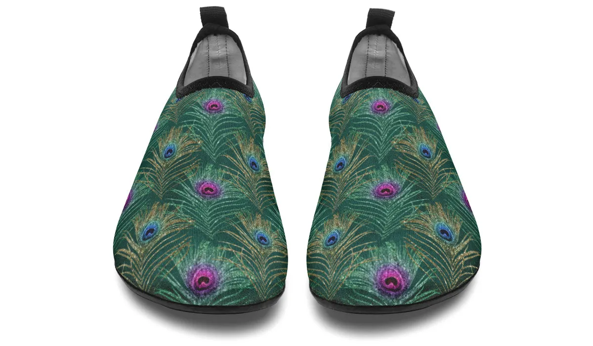Peacock Feathers Water Shoes
