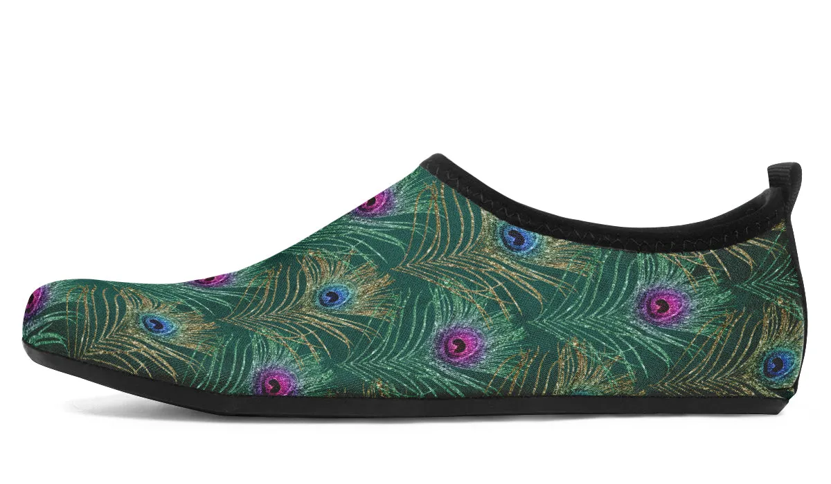Peacock Feathers Water Shoes