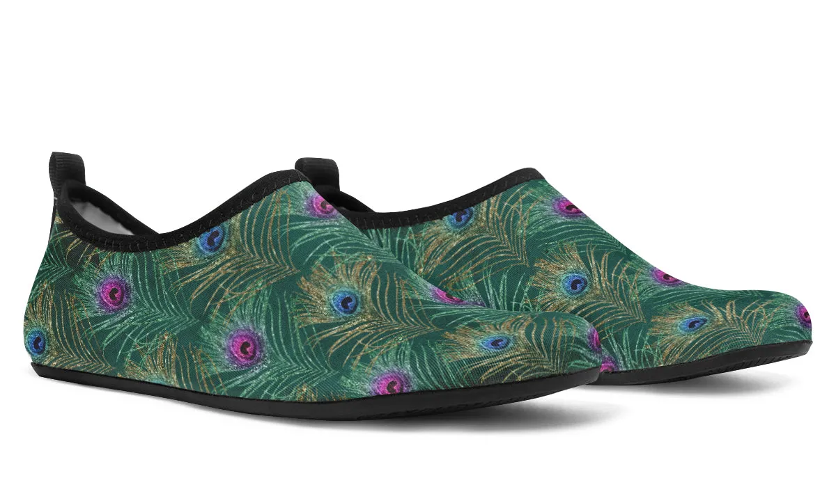 Peacock Feathers Water Shoes
