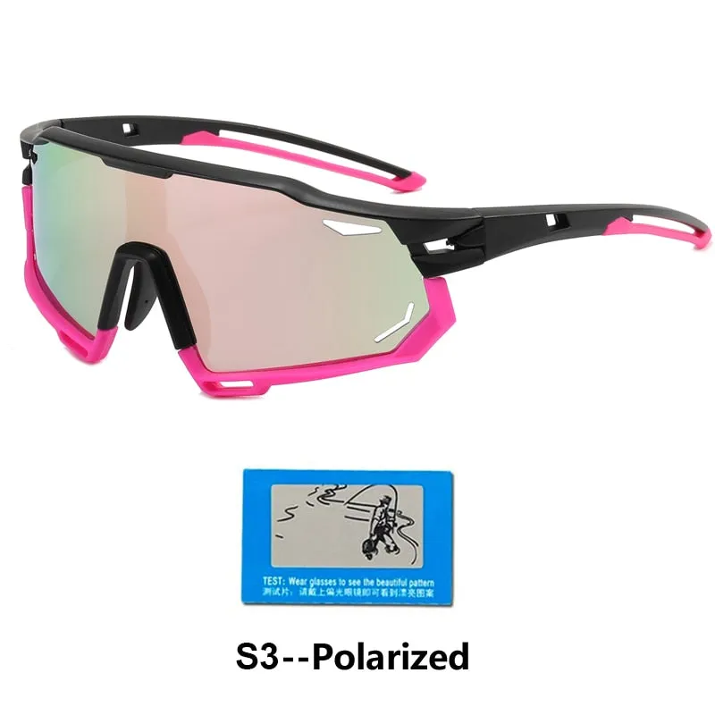 Photochromic Sports Glasses Polarized Bike Eyewear