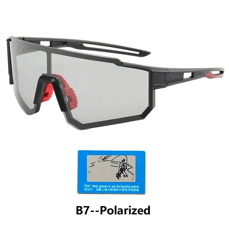 Photochromic Sports Glasses Polarized Bike Eyewear