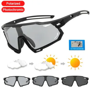 Photochromic Sports Glasses Polarized Bike Eyewear