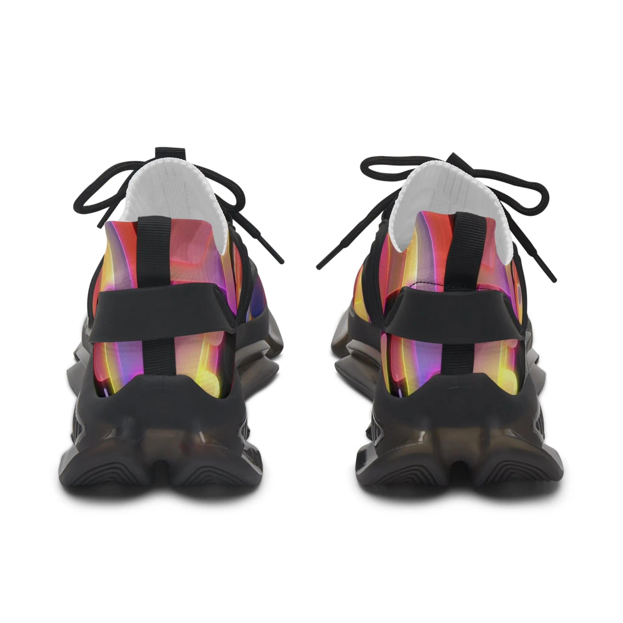 Pixel Blocks - Women's Mesh Sneakers