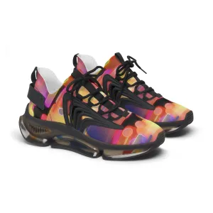 Pixel Blocks - Women's Mesh Sneakers