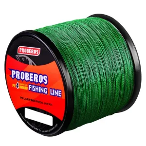 PROBEROS 4 Edited 300M Fish Line, Line number: 8.0 / 80lb(Green)