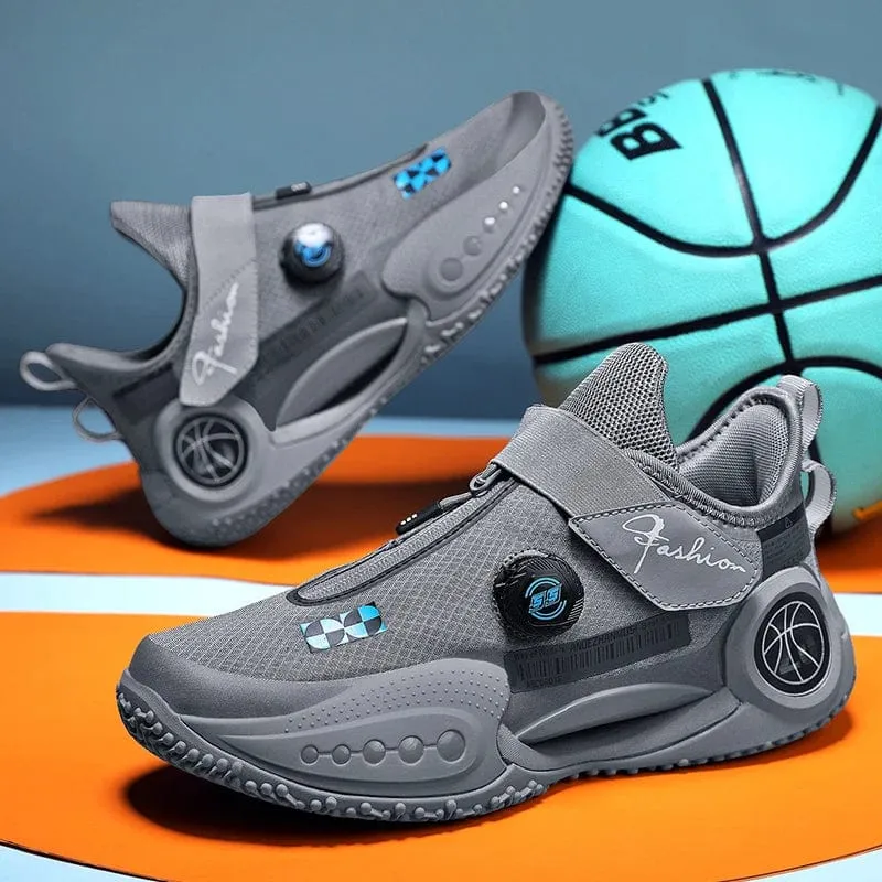 ProFlex Elite Basketball Sneakers: Gym Training Sports Shoes with Elastic Band and Cushion for Enhanced Performance