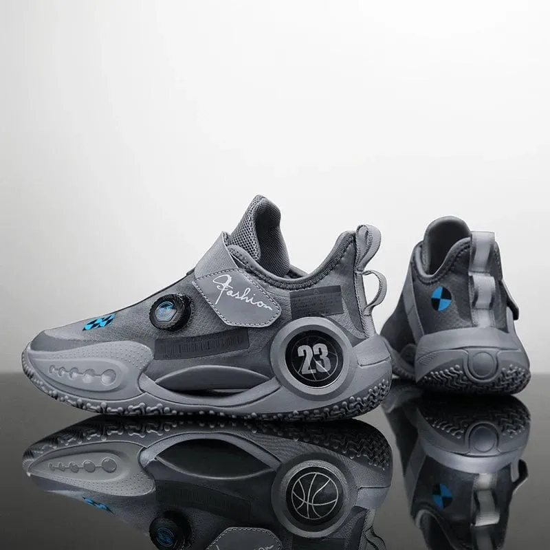 ProFlex Elite Basketball Sneakers: Gym Training Sports Shoes with Elastic Band and Cushion for Enhanced Performance