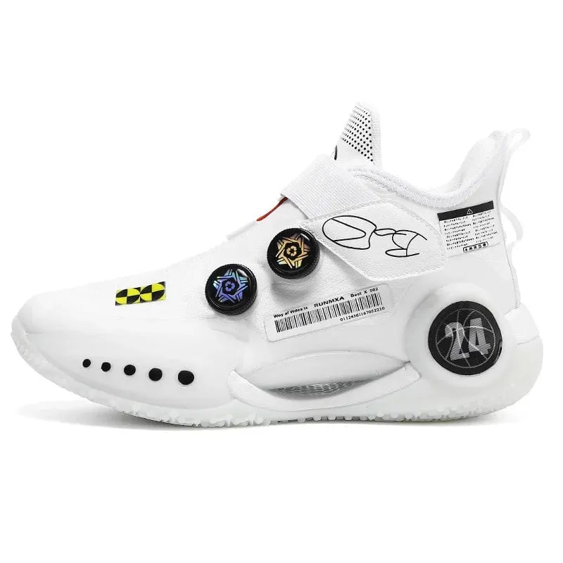 ProFlex Elite Basketball Sneakers: Gym Training Sports Shoes with Elastic Band and Cushion for Enhanced Performance