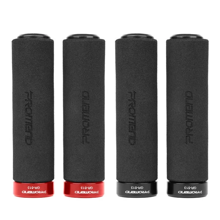 PROMEND GR-513 1 Pair Bicycle Antiskid Sweat-absorbing Sponge Grips Cover (Black)
