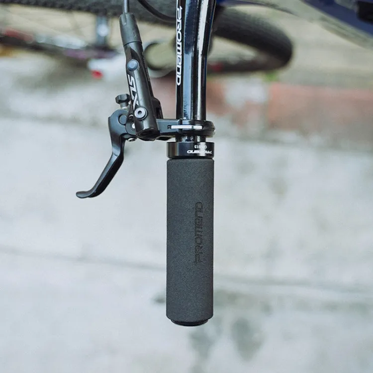 PROMEND GR-513 1 Pair Bicycle Antiskid Sweat-absorbing Sponge Grips Cover (Black)