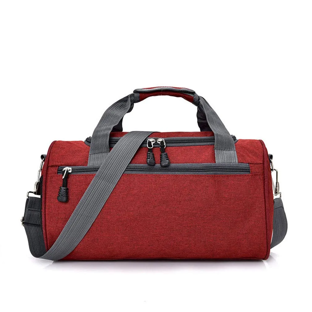 Quality Compact Gym Bag Waterproof Cylinder Style Use For Gym Traveling and Swimming Unisex