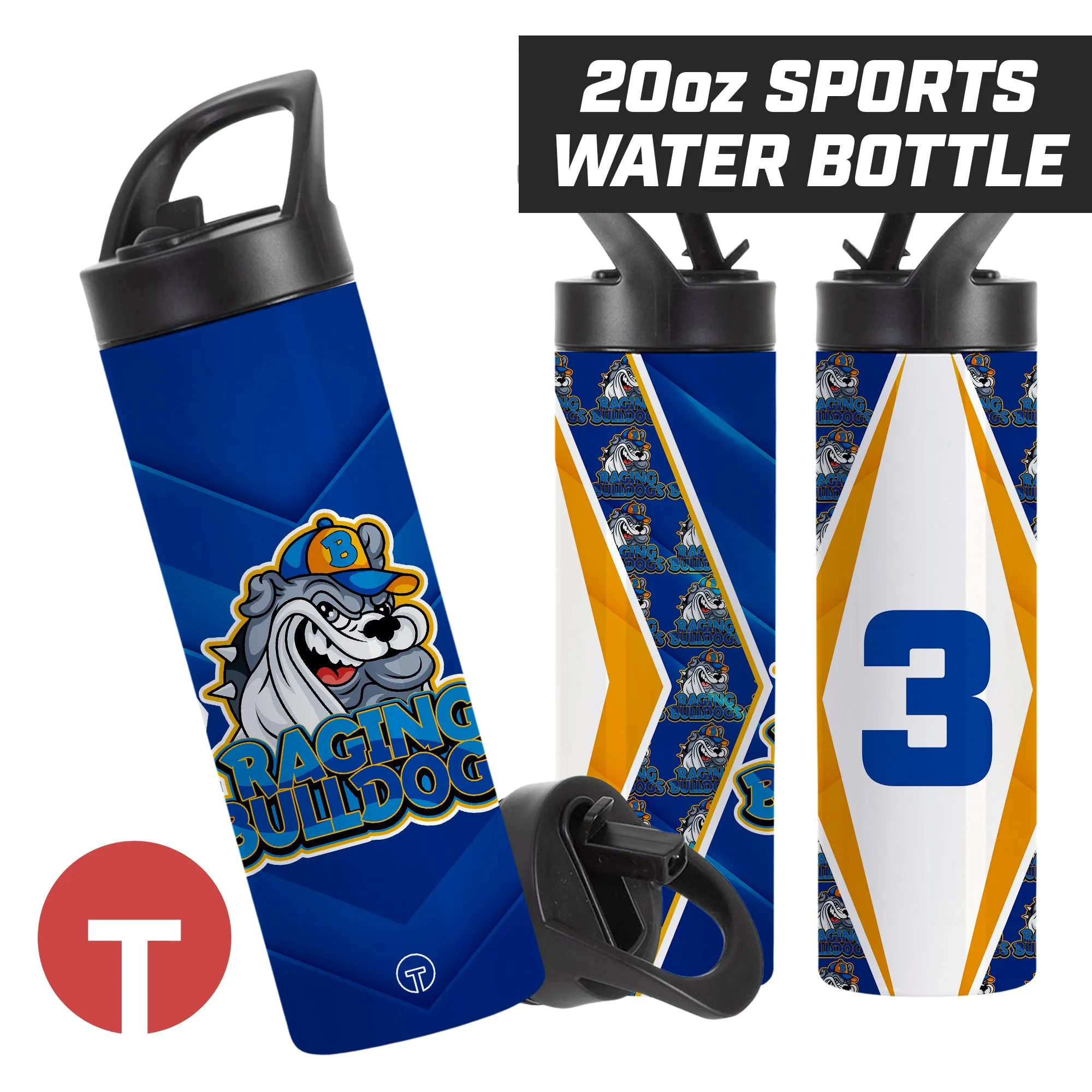 Raging Bulldogs - 20oz Sports Tumbler