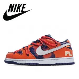 SCHNIKE SB Dunk Baja Blanco Unisex Zapatillas De Deporte Zapatos De Skate Zapatos