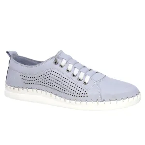 Shoe Max Spring/Summer-2025-S25-Leora 01 Everly-Leather Shoes-Light Blue