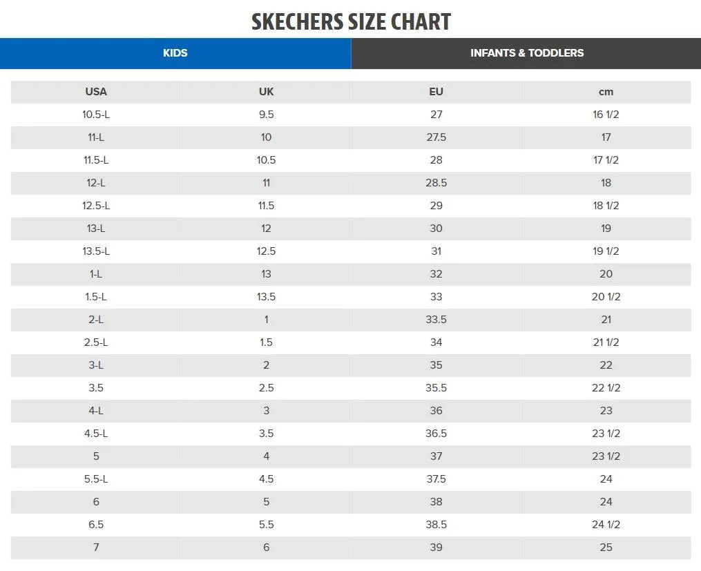 Skechers (GAR302468L) Childrens Sports Microspec Bold Delight Shoes in UK 1.5 to 13.5