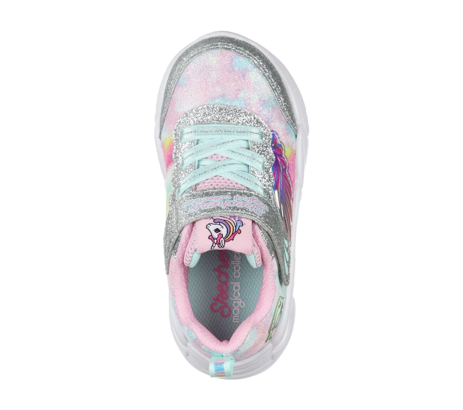 Skechers (GAR302765N) Childrens Sports Unicorn Storm Shoes in UK 4 to 11