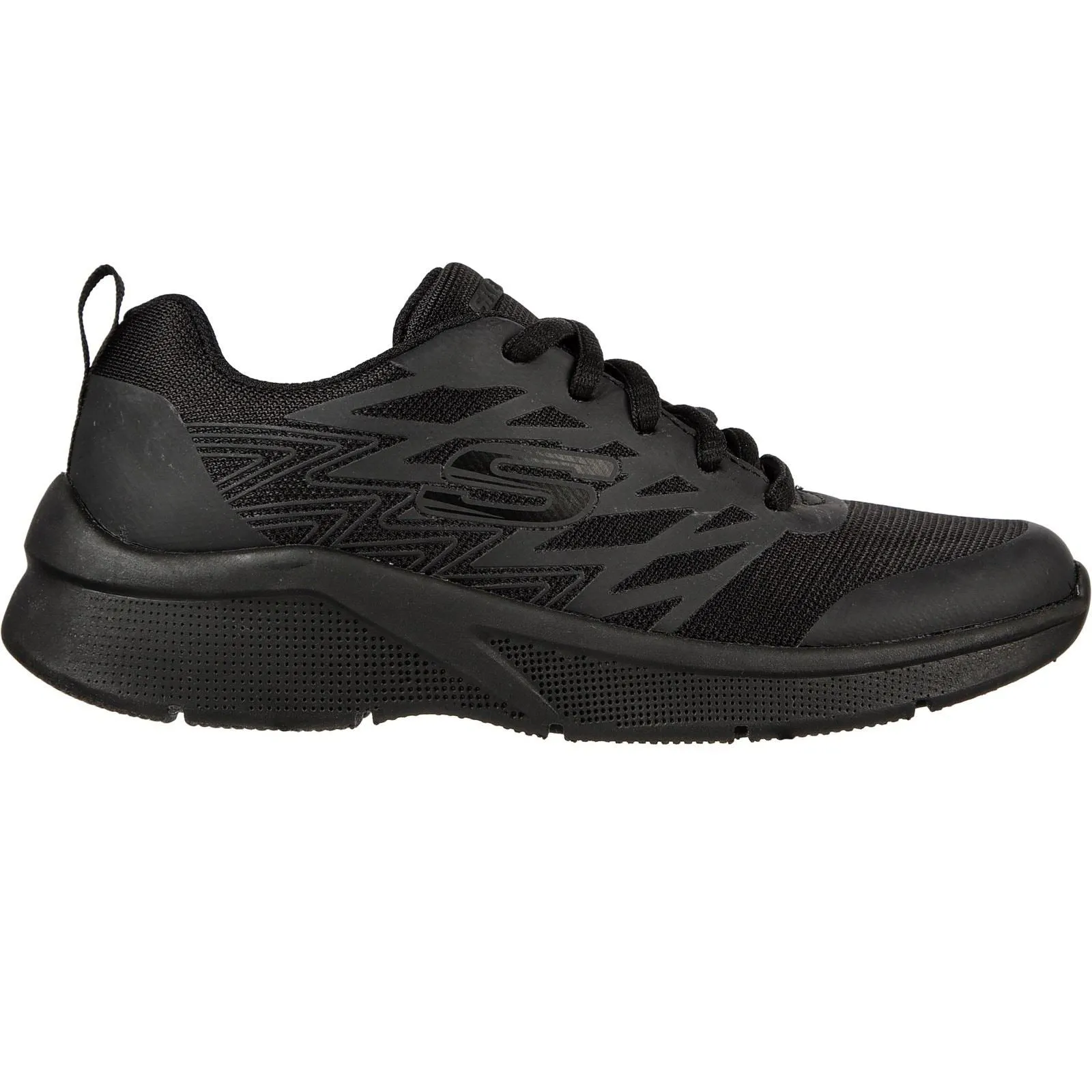 Skechers (GAR403769L) Childrens Sports Microspec Quick Sprint Shoes in UK 1.5 to 13.5