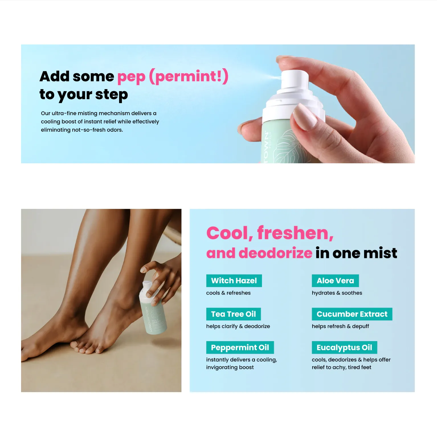 Sole Spritz Foot Mist | Clean Beauty