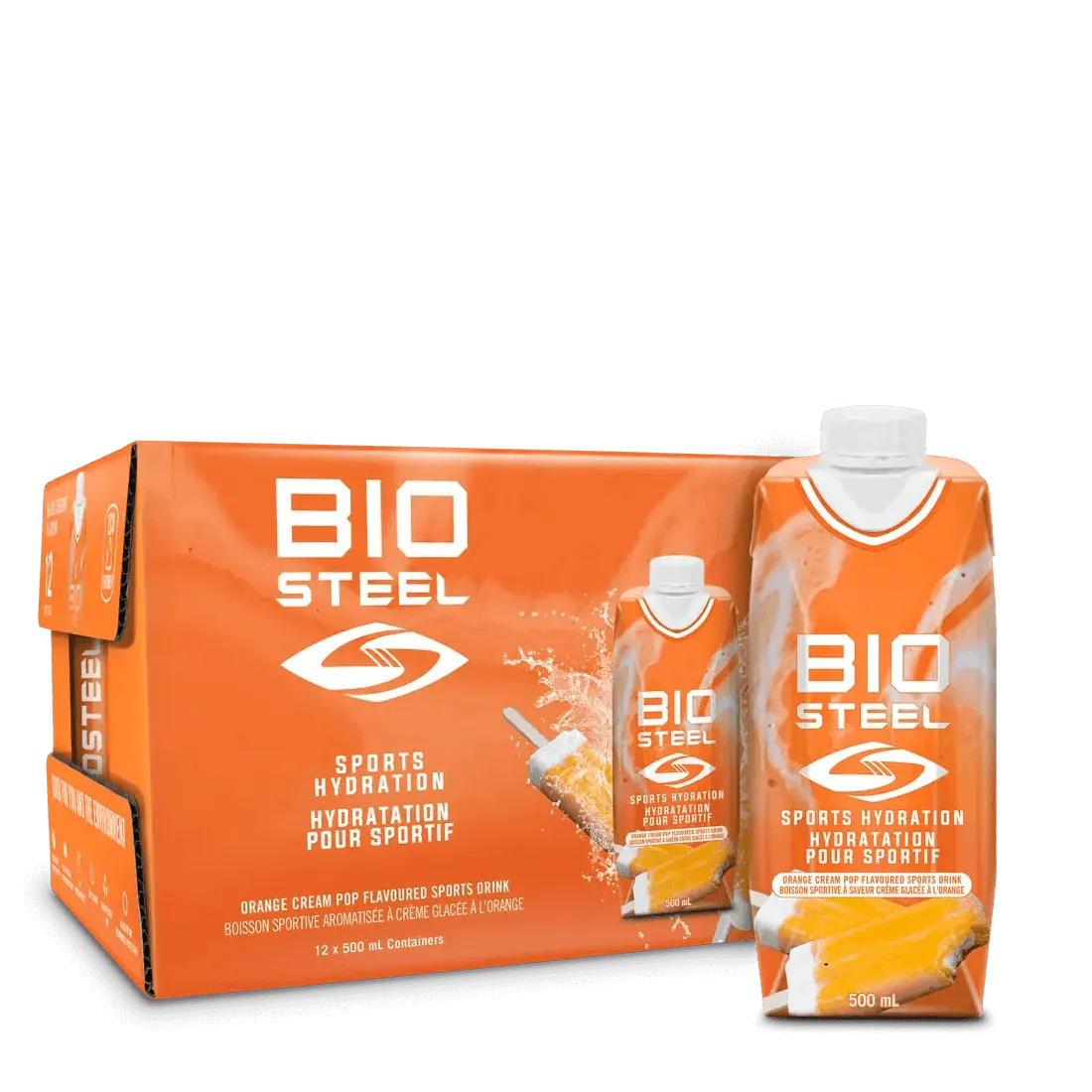 Sports Drink / Orange Cream Pop - 12 Pack