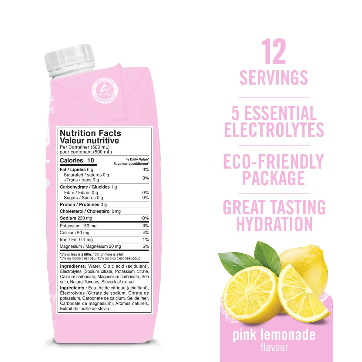 Sports Drink / Pink Lemonade- 12 Pack