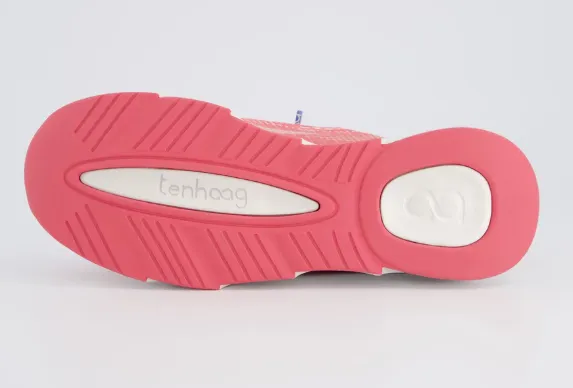 TENHAAG Pink Blue Slip on Trainer